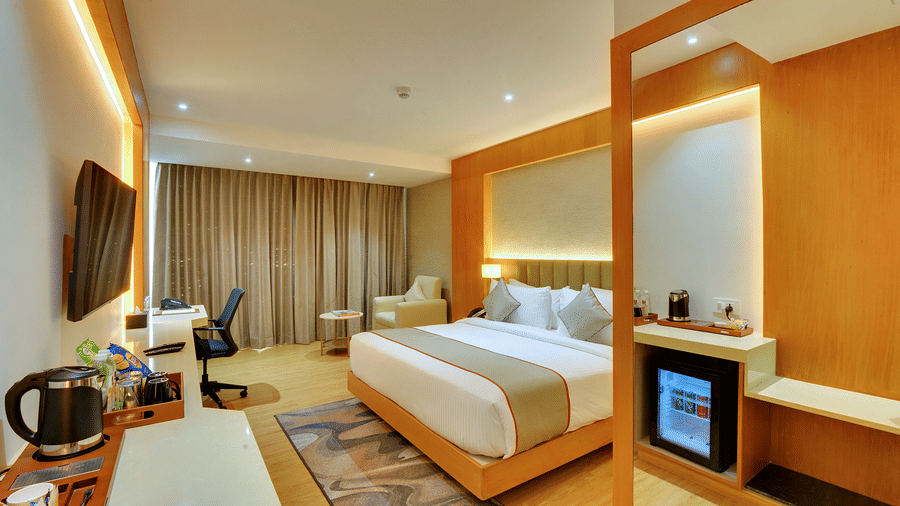 Guest room at Clarion Bangalore