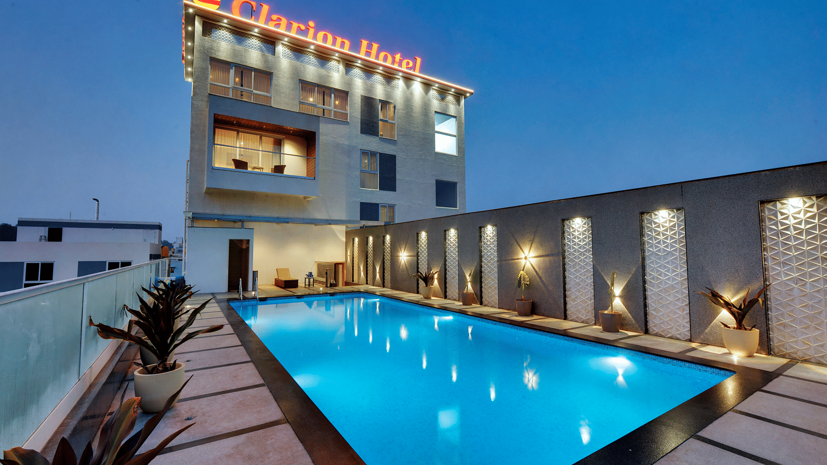Swimming pool at Clarion Bangalore